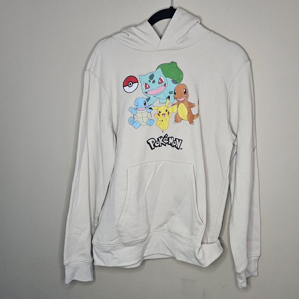 Pokemon Pikachu Charmander Squirtle Bulbasaur XL Boys Hoodie